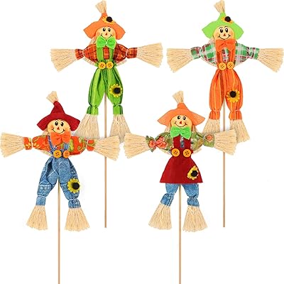Bluelu 4 -piece Halloween Harvest Decoration Fluvantail Fall Garden Small Small Fall Decoration for Thanksgiving, parties, exterior.. Experience the power of choice with DIAYTAR NIGERIA's extensive catalog and reliable delivery service.