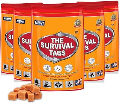 Snack 10 days - Outdoor emergency food, gluten -free, GMO -free, 25 -year conservation (5 sachets x 24 tablets = 120 tablets/butter).. Transform your online shopping experience with DIAYTAR NIGERIA's affordable and diverse marketplace.