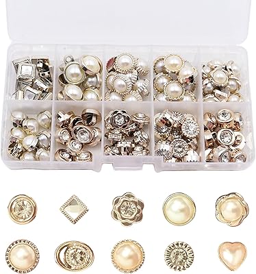 100 pieces of jean buttons without seam spittons for women golden clothes plastic pearls for sewing clothes cardigan diy dress decoration.. Unlock access to a wide range of products with DIAYTAR NIGERIA's affordable e-commerce platform.