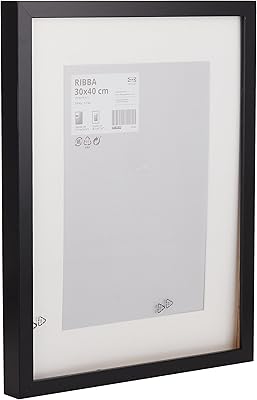 Ikea reba frame, black; (30 x 40 cm).. Your complete e-commerce solution, DIAYTAR NIGERIA offers variety and value with nationwide shipping.