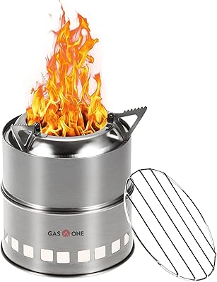 A camping gas stove - Portable stainless steel wood stove with alcohol tray, wood stoves for picnic barbecue hiking camping with barbecue.. Shop efficiently with DIAYTAR NIGERIA, offering thousands of products at unbeatable prices delivered promptly.