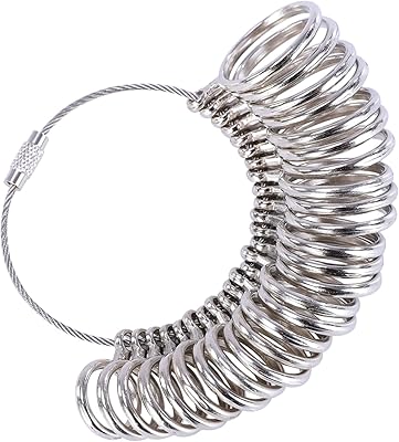 Set of Smokodo UK rings sizes, finger sizing tool for women and men, set of measurement tools, metal.. Shop smart with DIAYTAR NIGERIA, offering a vast product range delivered to your doorstep within a week.