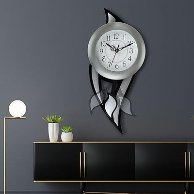 Analog wall clock, one of the latest new models, with house pendulum, living room and bedroom (height 42.5 cm x width 17.5 cm) - Large wall clock for interior decoration MJ 18 SLMG 1 Harbor.. Find everything you need at prices you'll love with DIAYTAR NIGERIA's comprehensive e-commerce platform.
