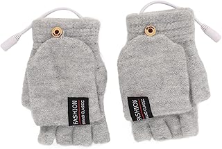 Electric heating gloves, electronic heating gloves for half-mains for indoor use (silver gray).. Enjoy the simplicity of shopping with DIAYTAR NIGERIA, offering vast choices delivered in just 5-8 days.