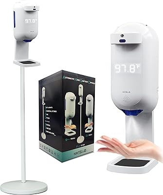 Automatic disinfectant disinfector disinfector with support and thermometer.. DIAYTAR NIGERIA: Where shopping is easy, prices are low, and delivery is just days away.