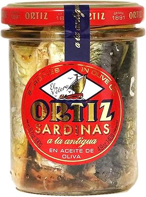 Ortiz sardines with olive oil - 190g - hand cleaned and aged in a delicious extra virgin olive oil, unforgettable flavor.. DIAYTAR NIGERIA combines affordability with convenience, delivering your purchases within 5-8 days.