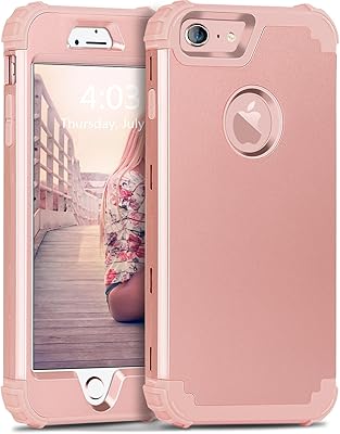 IPhone 6S Plus shell, IPhone 6 Plus case, 3-in-1 rigid 3-in-1 PC rigid and flexible silicone shell, Robust integral and shock resistant shell for iPhone 6/6S Plus (5.5 inch), Rose Gold.. Get more, save more — only on DIAYTAR Nigeria.