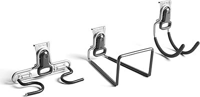 Set of hooks Rubbermaid Fastrack, Black, Fastrack hook, Fastrack hook with two handles and hook for Fastrack pipe.. DIAYTAR NIGERIA transforms dreams into deliveries with our affordable prices and reliable shipping.