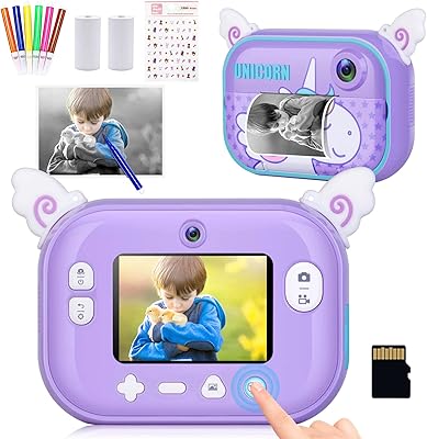Instant printing selfie camera for children's digital video camera rechargeable.. DIAYTAR NIGERIA brings the marketplace experience online with affordable and reliable delivery service.