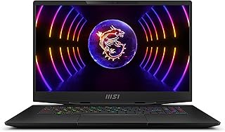 MSI Stealth 17 Studio game laptop, 17.3 inch QHD 240 Hz, Intel Core I9-13900H processor, RTX 4090, DDR5 64 GB, SSD NVME 2 TO, Thunderbolt 4, USB Type C, PROWL BOOST TRINITY PLUS, Windows 11 PRO, Black A13VI-017US.. Shop for everything you need at DIAYTAR NIGERIA, with budget-friendly prices and quick delivery.