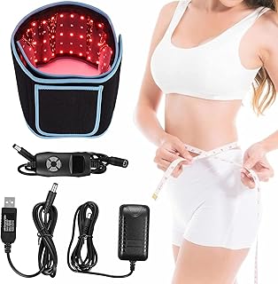 Hhukoer red infrared light therapy, waist belt, LED red 660 Nm and 850 Nm light used for pain relief and muscle relaxation, red light therapy... DIAYTAR NIGERIA brings online shopping to every Nigerian with affordable prices and reliable shipping.