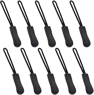 Tojwi zipper 10 pieces in black nylon rope.. No more overpriced stores — DIAYTAR Nigeria brings the best to your door.