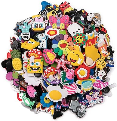 Crocodile shoe decoration charms, Kastwave charms with loop, party gifts, black/mini charms, decoration of bracelet for men, women and children, PVC, PVC plastic.. DIAYTAR NIGERIA: Making online shopping accessible to all Nigerians with our affordable platform.