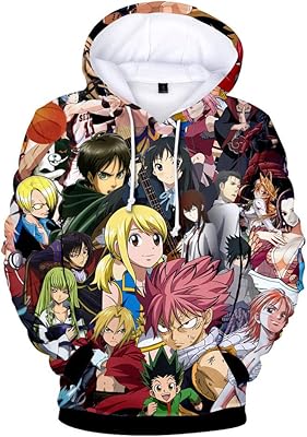 3D printed cosplay sweatshirt anime fairy tail.. DIAYTAR NIGERIA brings the marketplace to every Nigerian home with affordable prices and quick delivery.