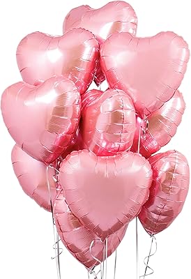 Pink heart balloons for party, 18 inches - Heart ball | Aluminum pink heart balloons | Valentine's Day balloons, pink heart balloons for wedding, wedding and birthday decorations.. Transform how you shop with DIAYTAR NIGERIA's vast selection and budget-friendly delivery options.