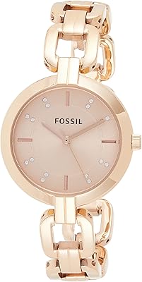 FOSSIL KERAGEN Watch in stainless steel for women, pink gold color, bq3206, golden gold.. Your trusted e-commerce destination, DIAYTAR NIGERIA offers extensive variety with reliable shipping.