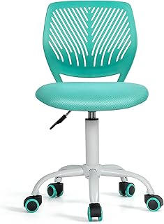 Maxmas children's office chair for home office, computer chair with adjustable height with gas and colored PU wheels, pivoting mesh chair for work and studies (green).. Discover endless possibilities with DIAYTAR NIGERIA's comprehensive catalog and budget-friendly delivery.