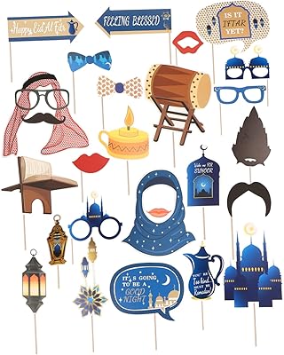 27 Pieces of Eid Photo Session Photo, Photo Ornaments, Camera Decor, Eid photography accessories, Eid Festival Accessories, Ramadan Mubarak Photo Accessories, Eid photo accessories, Photo Photo Cabin.. DIAYTAR NIGERIA: Where shopping meets satisfaction with affordable prices and prompt delivery services.