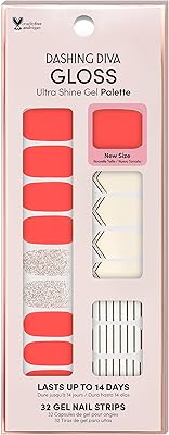 Scintillating nail bands Dashing Diva Coral Pop | Without UV resistant to bursts.. A world of products at your fingertips — thanks to DIAYTAR Nigeria.