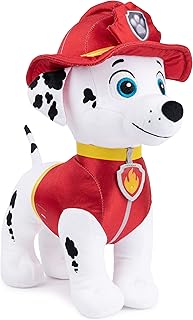 Paw Patrol Marshall Gond in a heroic standing position, luxury plush for 1 year and more, 12 inches.. Shop efficiently from anywhere with DIAYTAR NIGERIA's comprehensive platform and quick delivery options.