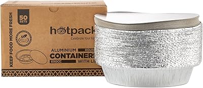 Aluminum -disposable round food storage container, 690 ml capacity with cover, 50 pieces.. Shop across categories at DIAYTAR NIGERIA and enjoy budget-friendly nationwide shipping in 5-8 days.