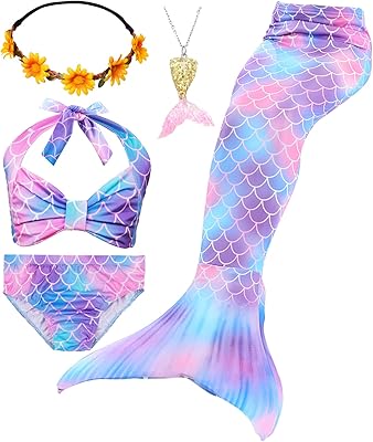 Weplay swimsuit for girls, bikini swimsuit siren tail, birthday gift for girls from 3 to 12 years old (without palms).. E-commerce made for Nigeria — fast delivery and low prices at DIAYTAR.