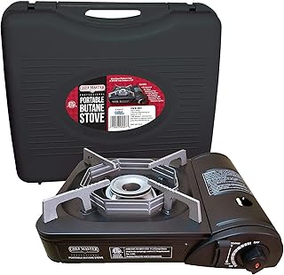 Portable butane chef Master 90027 butane stinker, portable gas stove with transport bag, portable gas grill, ETL certified, black.. DIAYTAR NIGERIA brings the marketplace experience online with affordable and reliable delivery service.