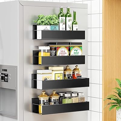 Magnetic spice shelf for lateral metal refrigerator shelf.. Discover the joy of online shopping with DIAYTAR NIGERIA's budget-friendly prices and reliable shipping.