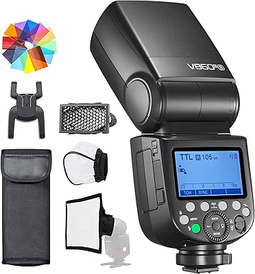 Godox v860iii-s ttl high speed synchronization gn60 1/8000 flash 2600 mAh li-on Speedlite battery compatible with Sony A7S A7S A7III A58 A99 A6000 A6300 ILCE6000L A9 (V88 60iii-S).. Discover endless possibilities with DIAYTAR NIGERIA's comprehensive catalog and reliable delivery service.