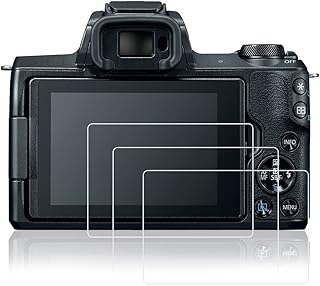 Compatible screen protectors with Canon EOS M50, Afunta 3pcs protective movies in tempered scratch -resistant glass for digital reflex camera.. Experience the ease of modern shopping with DIAYTAR NIGERIA's comprehensive platform and quick delivery.