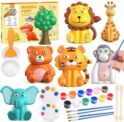 Kit of children's painting and crafts-Set of 17 pieces, coloring of your own creative activity toys, gift for boys and girls, DIY toy for 4-6 years, 8-12 years old, 6-8 years (zoo).. Shop like never before with DIAYTAR NIGERIA's comprehensive marketplace and budget-friendly shipping.