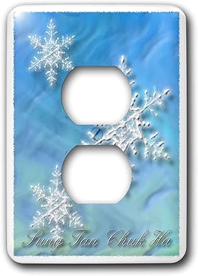 3Drose LSP_37011_6 Sung Tan Chuk Ha, Merry Christmas in Korean, Power socket cover 2 snowflake 2.. Join thousands of satisfied shoppers on DIAYTAR Nigeria.