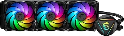 Liquid cooler for processor MSI Mag Core 360R V2 - Design with rotary cover - 360 mm thermal disipote - Triple RGB PWN 120 mm fans.. Your ideal shopping companion, DIAYTAR NIGERIA offers unmatched variety with delivery within a week.