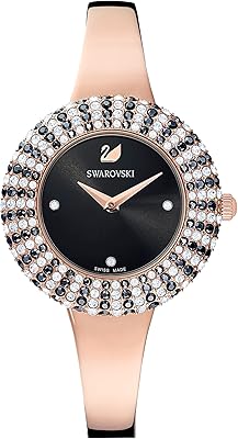 A collection of crystal watches for women, decorated with blue, black and transparent Swarovski crystals.. Need it fast? Need it cheap? Choose DIAYTAR Nigeria.
