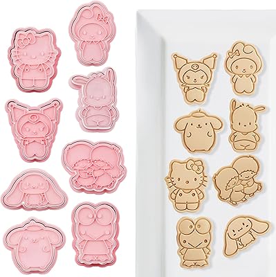 New cartoon cookie cutters - 8 pieces - cookie cutters with animated designs for children's birthday party.. Shop from anywhere in Nigeria and receive your DIAYTAR purchases at affordable prices within a week.