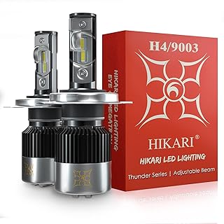 Hikari H4 9003 LED bulbs, 9600 lumens, high light led conversion kit, CSP Japanese LED technology, ready for bus, HB2 replacement bulbs 6000K, cold white 6000k.. DIAYTAR NIGERIA: Your gateway to affordable online retail with reliable delivery within the week.