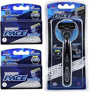 Electric razor Pace 6 Plus - 6 -bladed electric razor system with mower - 9 cartridges + 1 handle.. Experience the ease of one-stop shopping with DIAYTAR NIGERIA's diverse catalog and nationwide delivery.