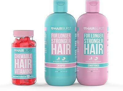 Hairburst Ensemble Shampoo Post-Shampoo and Croquerburst Natural Growth Croquer.. DIAYTAR NIGERIA: Where shopping is easy, prices are low, and delivery is just days away.