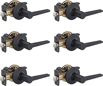 Amazonbasics Manchester, matt black door, package of 6.. Buy better with DIAYTAR Nigeria — the ultimate e-commerce platform in Nigeria.
