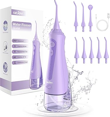 Hydropulser for cleaning of teeth, wireless rechargeable hydropulser, portable electric, 5 cleaning modes, 8 jet heads, waterproof ipx7, 230 ml, for travel and house.. Your everyday shopping solution, DIAYTAR NIGERIA offers variety and value delivered within 8 days.