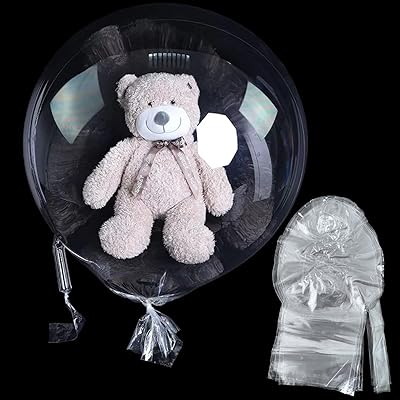 Large transparent balloons, package of 10 pre-stretched boho balloons with an extra wide opening of 30 inches, large transparent balloons for Valentine's Day/Birth Day/Wedding Festival/Birthday.. Experience the simplicity of DIAYTAR NIGERIA's extensive marketplace with delivery within 8 days.