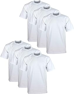 T -shirt with short sleeves and thick cotton round neck for men - pack of 6.. DIAYTAR NIGERIA: Where quality meets affordability, with thousands of products delivered in less than 8 days.