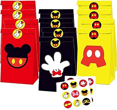 12 pieces party bags in paper bags Candying bags gift bags 2 -piece labels birthday party, to be used for cookies, cakes, chocolate, candy, birthday party supplies.. From fashion trends to home essentials — find it on DIAYTAR Nigeria.