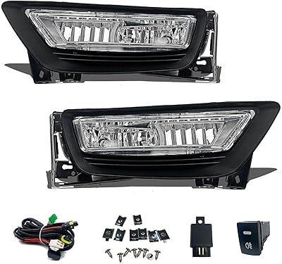 Frakes fog For Honda Agreement 2014 2013 2018 4 -door sedan with halogen headlights, switch and wiring beam (transparent lens).. DIAYTAR NIGERIA: Bringing the marketplace to every Nigerian with affordable prices and quick delivery.