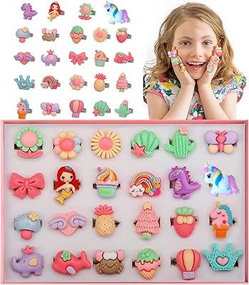 Children's rings for girls 24 adjustable rings for 4-12 years.. Your digital shopping companion, DIAYTAR NIGERIA offers exceptional value with delivery in less than 8 days.