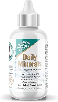 Daily Keto Chow mineral drops | Potassium magnesium sodium supplements and trace elements.. Shop easy, pay less, get it fast — with DIAYTAR Nigeria.