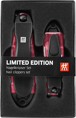 Zwilling 2-room swab gift box with integrated, extra sharp and durable, red nail clips and nail lime, red, red.. Experience DIAYTAR NIGERIA, where extensive product variety meets pocket-friendly prices and reliable delivery.