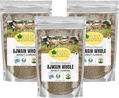 Bliss of Earth certified organic carabra seeds, Indian spices and Masala for better hair, skin, health and kitchen (3x200g).. Get access to thousands of affordable products only on DIAYTAR Nigeria.