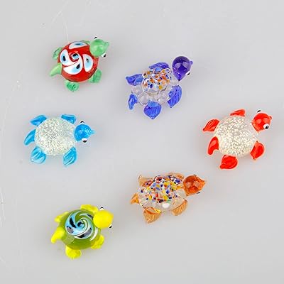 6 pieces of sea turtle seafood sculpture made by hand, miniature turtle miniature figurines, animal collection gifts.. Experience shopping satisfaction with DIAYTAR NIGERIA's vast selection and budget-friendly delivery options.