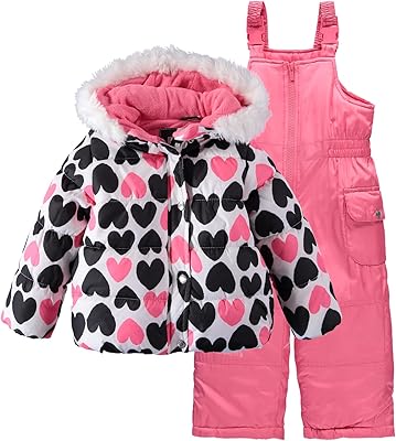 2 -piece snow combination thick printed for carter's girls.. Skip the traffic, shop online — DIAYTAR Nigeria brings it to you.